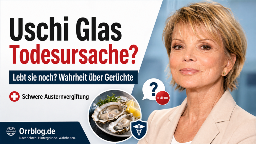 Uschi Glas Todesursache: Lebt sie noch? Wahrheit über Gerüchte und ihre schwere Austernvergiftung